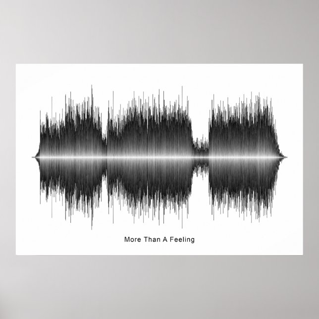 Poster Boston Plus Qu'Un Sentiment D'Art Soundwave (Devant)