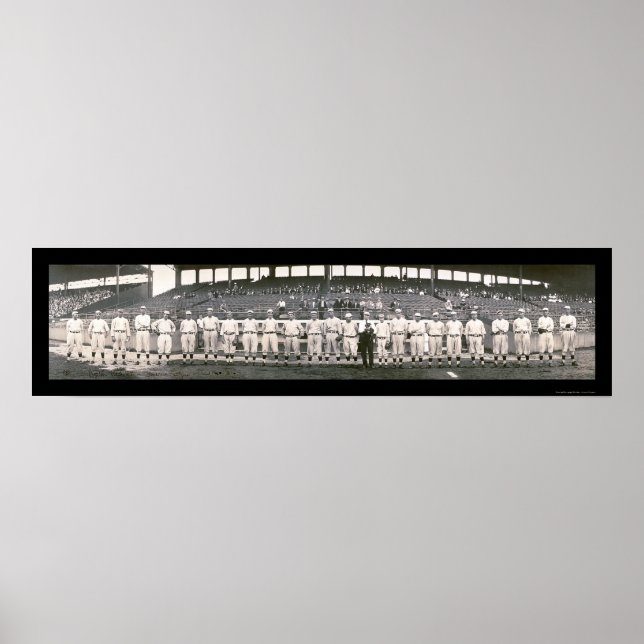 Poster Boston Red Sox MA Photo 1914 (Devant)