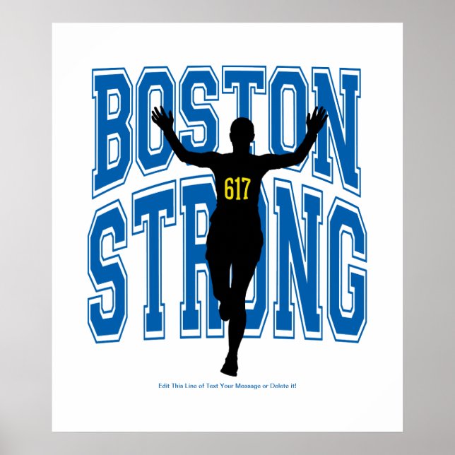 Poster Boston Strong Runner (Devant)
