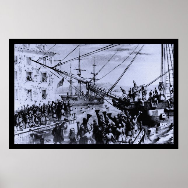 Poster Boston Tea Party (Devant)