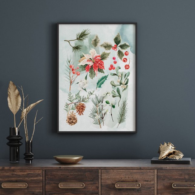 Poster Botanique de Noël (Créateur téléchargé)