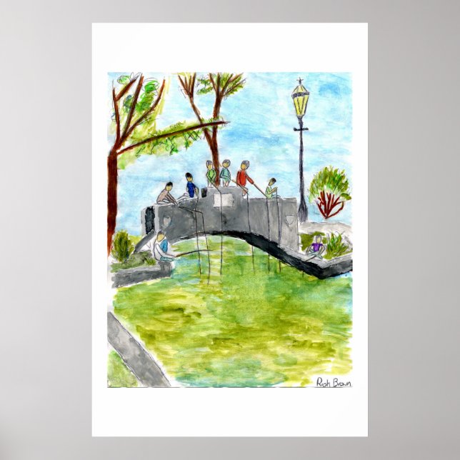 Poster Botany Pond (Devant)