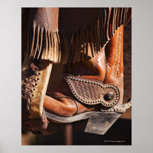 Poster Botte Cowboy