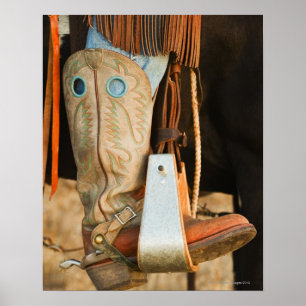 Poster Bottes de cowboy
