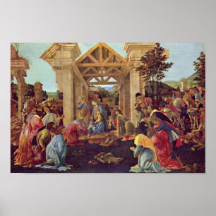 Poster Botticelli-Adoration des Magi (Washington)