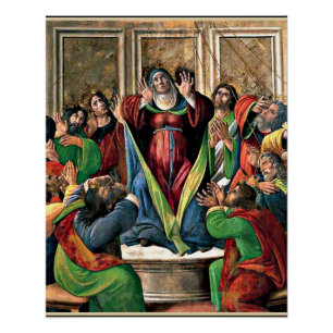 Poster Botticelli - La Descente du Saint-Esprit