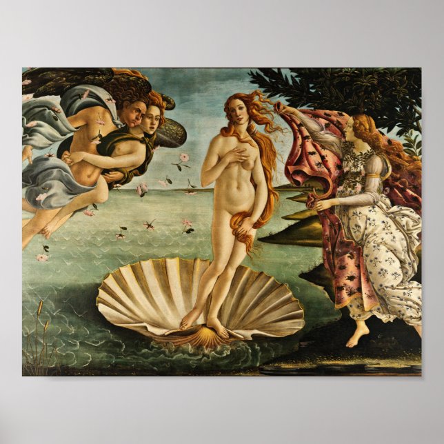 Poster Botticelli - La Naissance De Vénus (Devant)