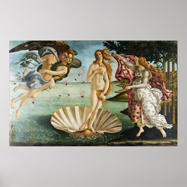 Poster BOTTICELLI - La naissance de Vénus 1483 (Devant)