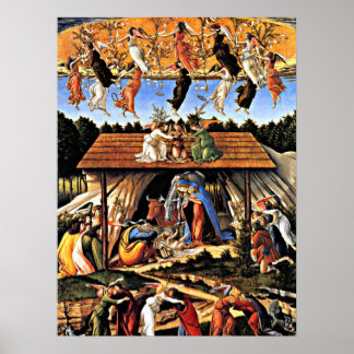 Poster Botticelli - La Nativité Mystique