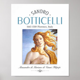 Poster Botticelli Naissance de Vénus Peinture et Peintre