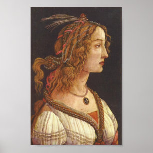 Poster Botticelli-Portrait de la jeune Simonetta Vespucci