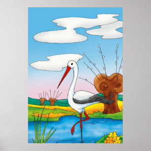 Poster Bouche Animal adorable