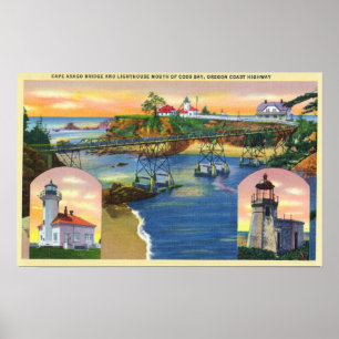 Poster Bouche de pont et de phare d'Arago de cap