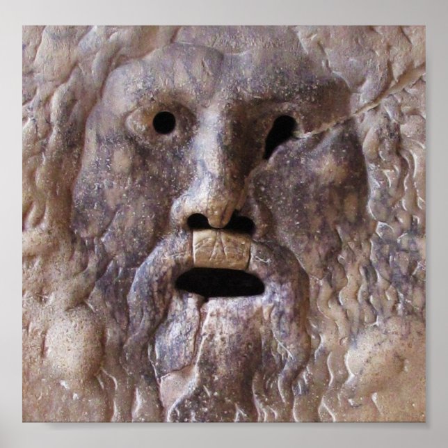 Poster Bouche de vérité, Rome, Italie (Devant)