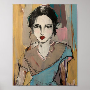 Poster Bouche Rouge