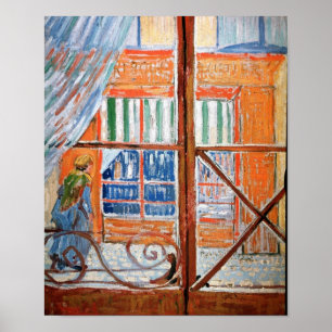 Poster Boucher de porc de Window Van Gogh Art