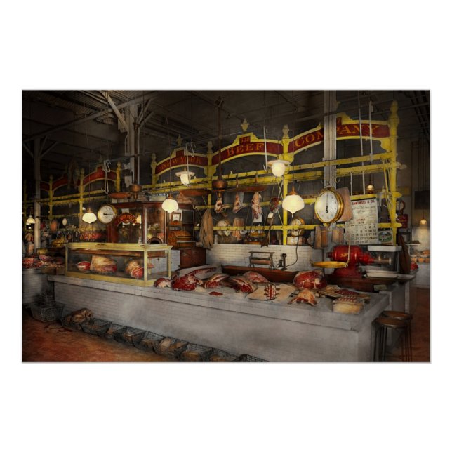 Poster Boucher - Fête de la viande 1926 (Devant)