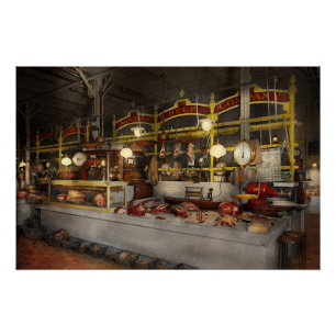 Poster Boucher - partie 1926 de viande