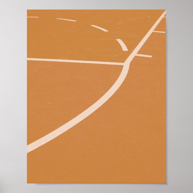 Poster Boucle de basket-ball cool (Devant)