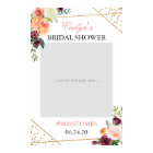 Boucle photo en or rose rose Fête des mariées