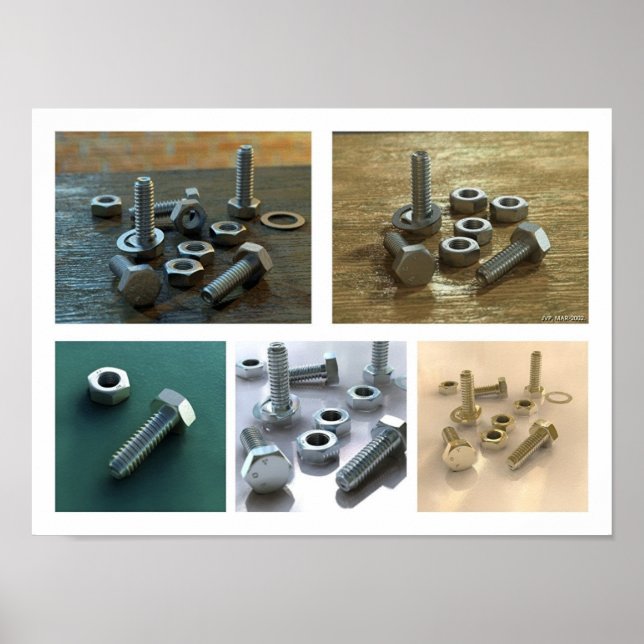 Poster Boucles (Devant)