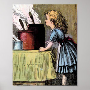 Poster Boucles d'or trouve l'illustration vintage de la n