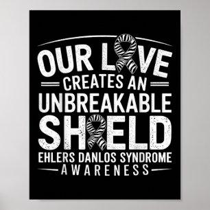 Poster Bouclier indestructible Eds Ehlers Syndrome Danlos