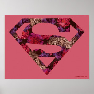Poster Bouclier S rose Floral