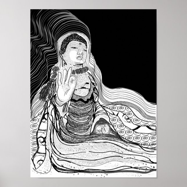 Poster Bouddha (Devant)