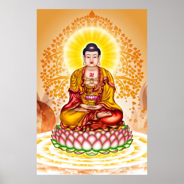 Poster Bouddha Amitabha 02 (Devant)