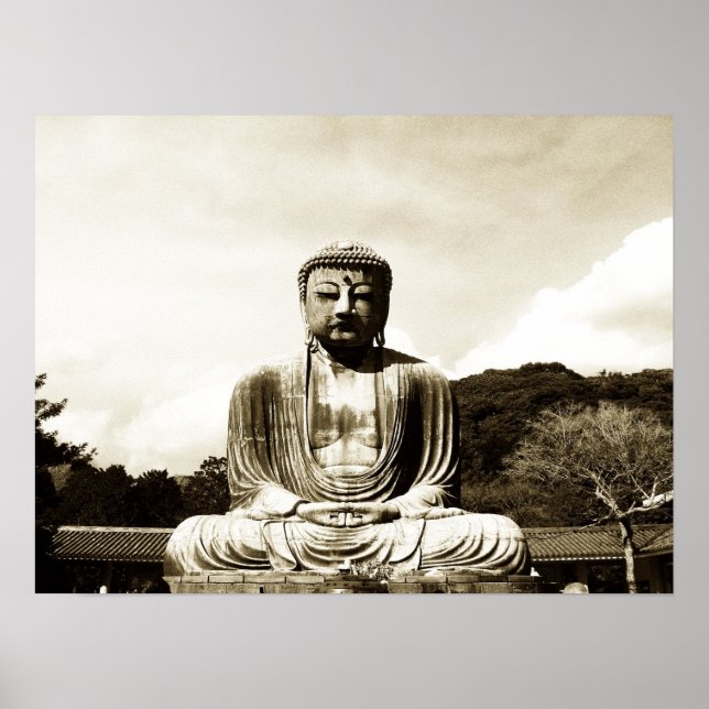 Poster Bouddha antique (Devant)