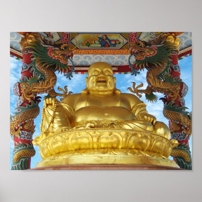 Poster Bouddha chinois (Devant)