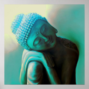 Poster Bouddha couché