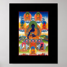 Bouddha de la Médecine Art Bouddhiste Tibétain