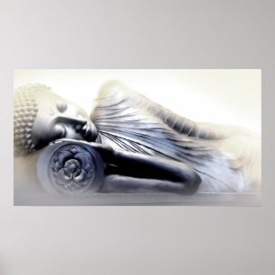 Poster Bouddha de sommeil III