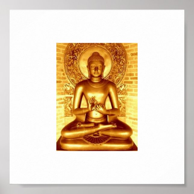 Poster Bouddha d'or (Devant)