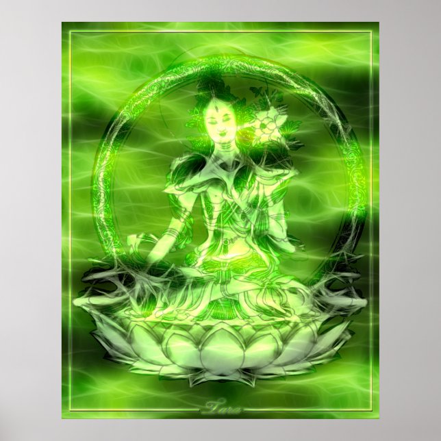Poster Bouddha Energy 5 Tara (Devant)