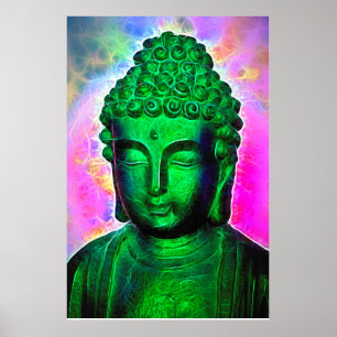 Poster Bouddha modifié