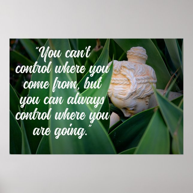 Poster Bouddha motivant (Devant)
