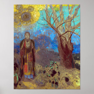 Poster Bouddha   Odilon Redon  