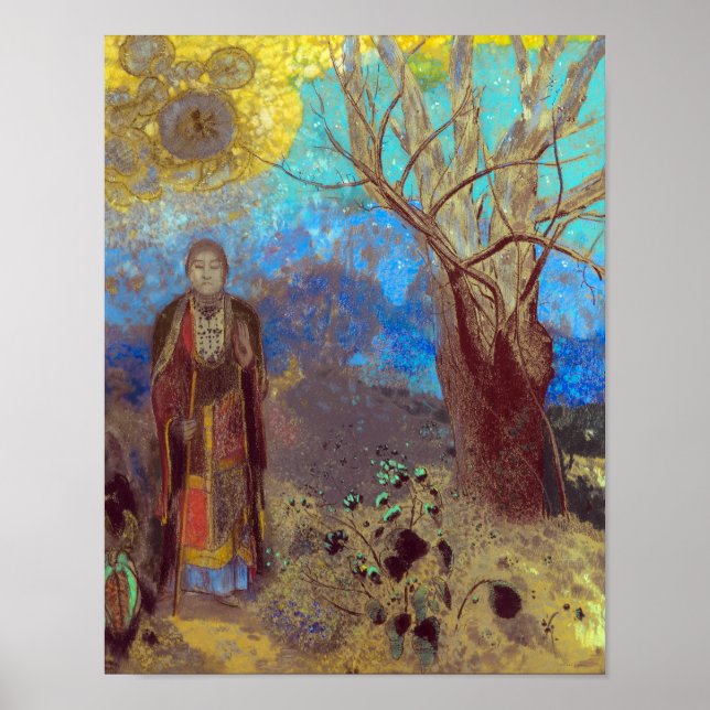 Poster Bouddha | Odilon Redon | (Devant)
