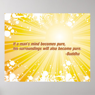 Poster Bouddha pur