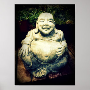 Poster Bouddha riant