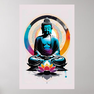 Poster Bouddha Zen Art