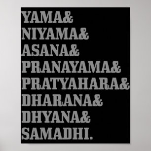 Poster Bouddhisme Yoga Hindouisme Sanskrit Bouddha Yogi E