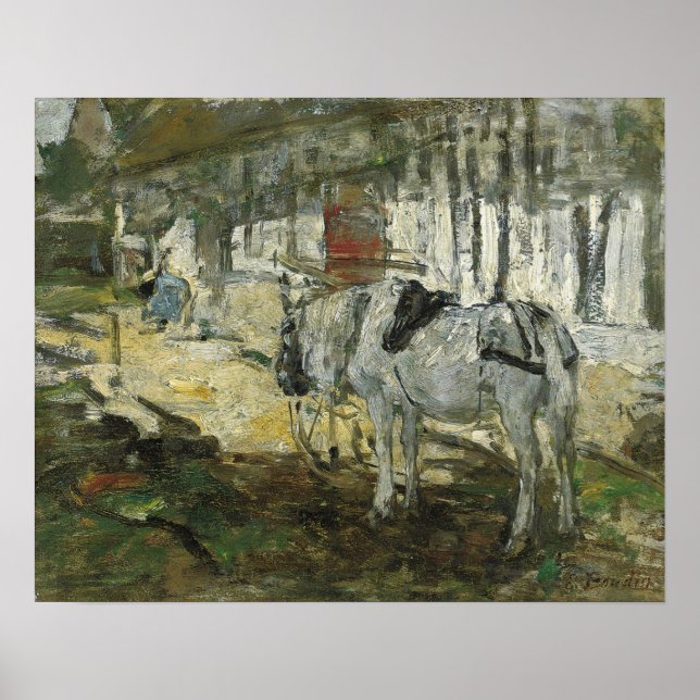 Poster Boudin - Breton Horse (Devant)