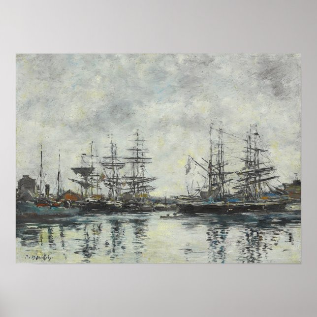 Poster Boudin - Deauville 1885 (Devant)