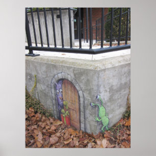Poster boue géant de trolls