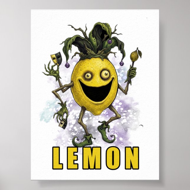 Poster Bouffon du Vide Ami Citron (Devant)