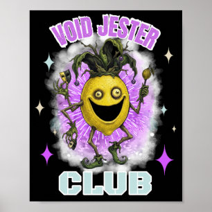 Poster Bouffon du Vide Ami Citron Sombre